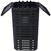 Large 132 Gallon Plastic Compost Bin For Easy Outdoor Composting And Fertile Soil Creation