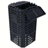 Large 132 Gallon Plastic Compost Bin For Easy Outdoor Composting And Fertile Soil Creation