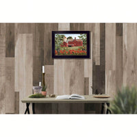 Framed Summer Days Wall Art Ready To Hang Black Frame Decor