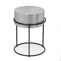 Modern Round End Table For Living Room Or Bedroom With Elegant Design And Sturdy Construction