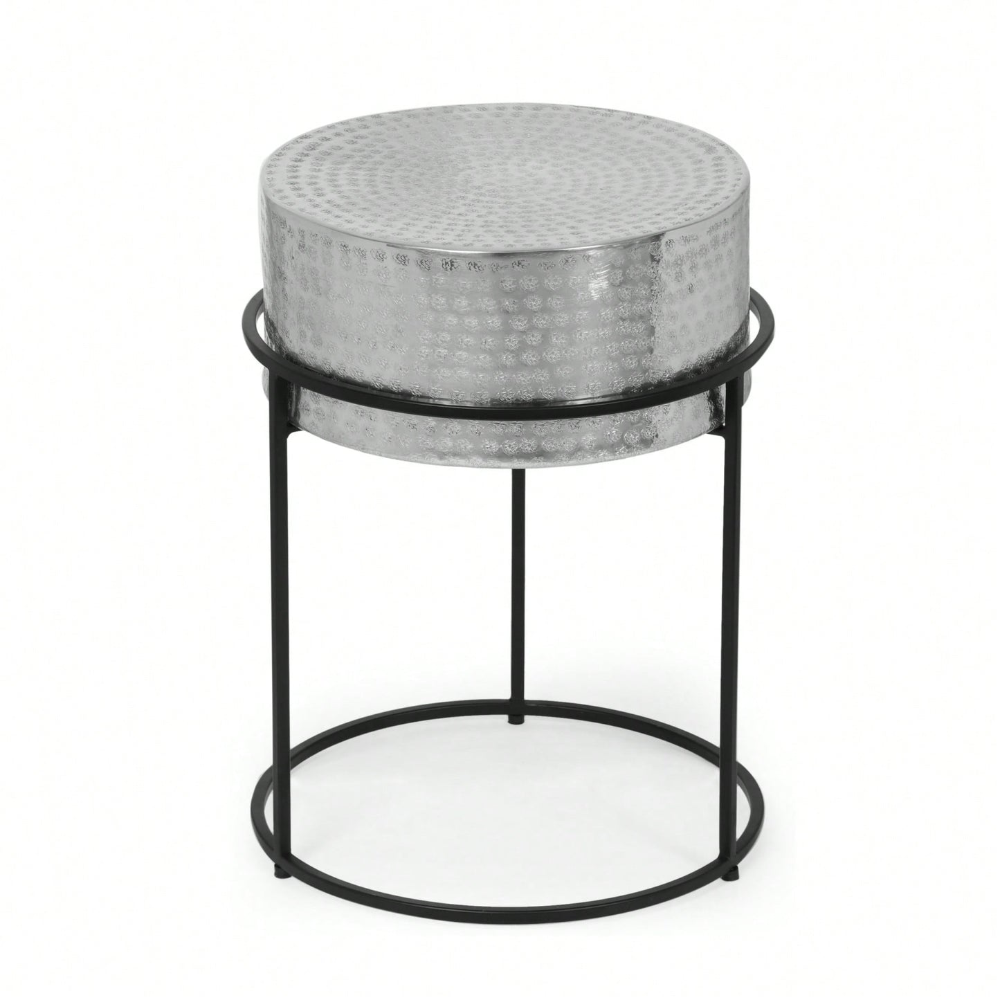 Modern Round End Table For Living Room Or Bedroom With Elegant Design And Sturdy Construction