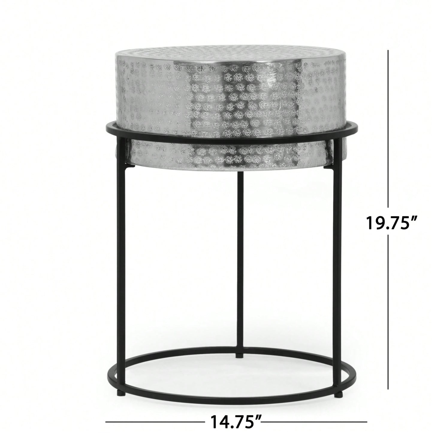 Modern Round End Table For Living Room Or Bedroom With Elegant Design And Sturdy Construction