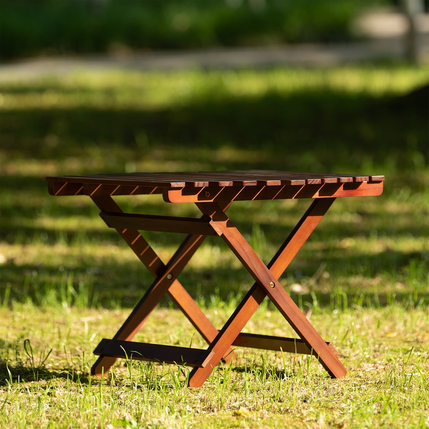 Wood Folding Table for Indoor Outdoor Use Lightweight Portable Picnic Table Ideal for Camping Events and Home