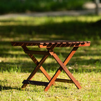 Wood Folding Table for Indoor Outdoor Use Lightweight Portable Picnic Table Ideal for Camping Events and Home