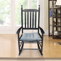 Solid Hardwood Outdoor Bench with Wide Seat and Sturdy Slatted Back for Balcony Porch Comfort Easy Assembly