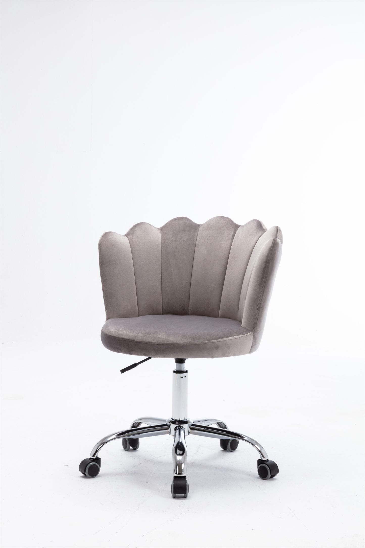 Product Name: Velvet Home Office Chair with Silver Base