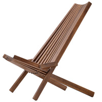 Portable Folding Wooden Chair for Outdoor and Indoor Use Lightweight and Stylish Design