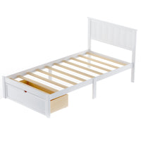 Twin Size Platform Bed with Under-bed Drawer 
Full Size Platform Bed with Under-bed Drawers