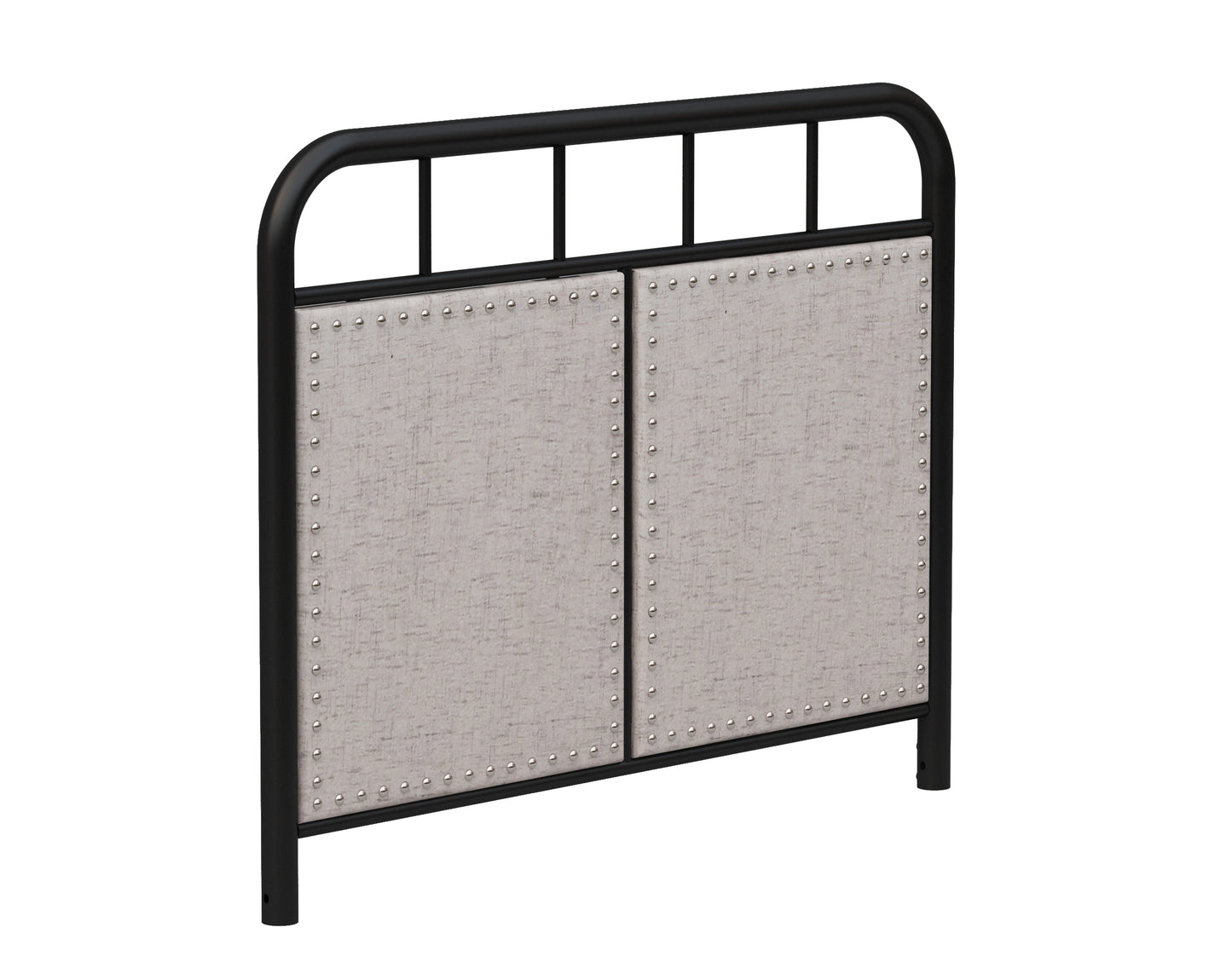 Twin Size Linen Upholstered Platform Metal Bed Frame