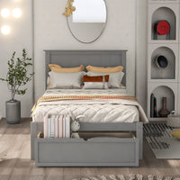 Twin Size Platform Bed with Under-bed Drawer