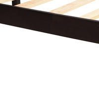 Full Platform Bed Frame with Headboard - Sturdy Wood Slat Support, No Box Spring Required, Espresso Finish