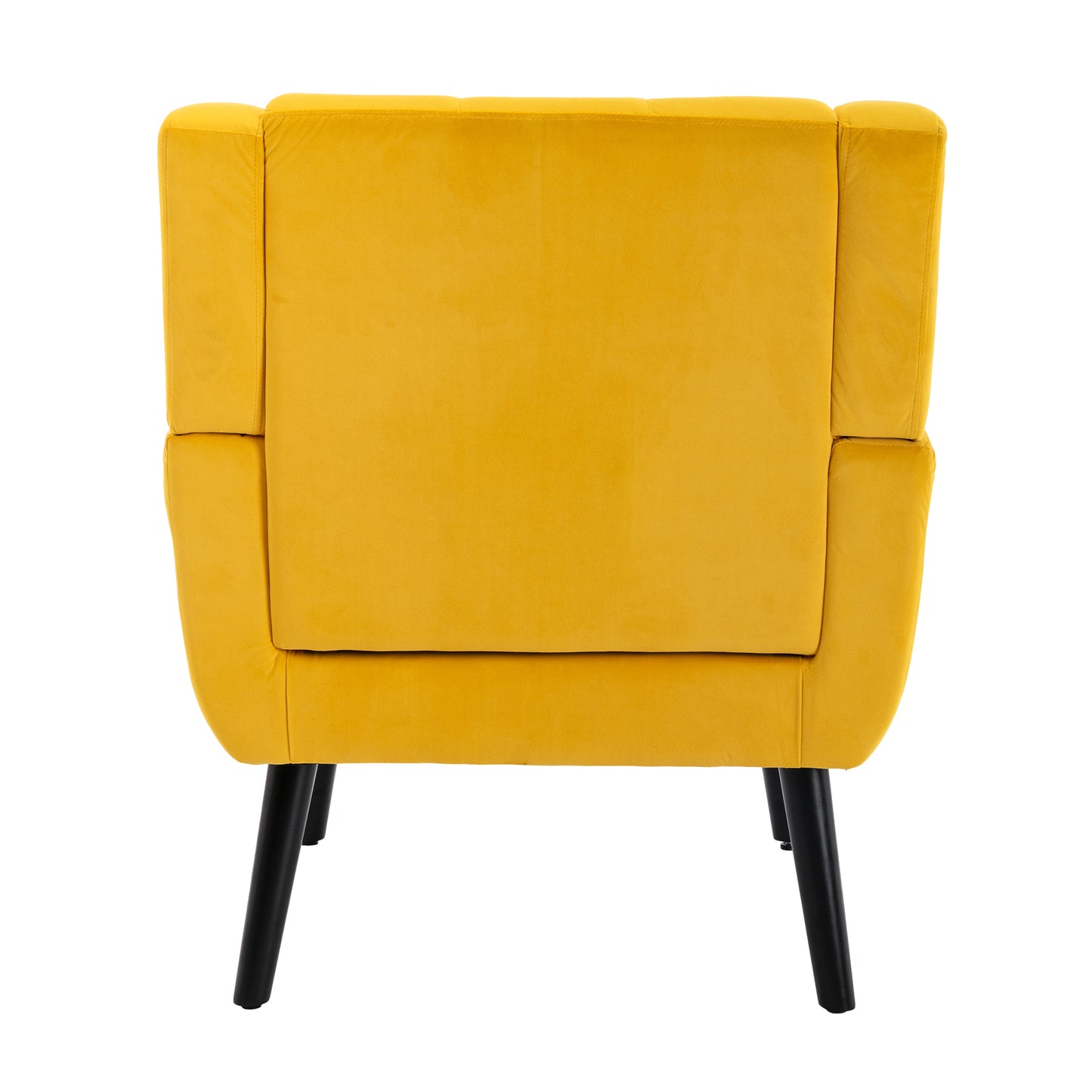 Modern Soft Velvet Ergonomic Accent Chair for Living Room and Bedroom, Stylish Indoor Home Seating with Black Legs