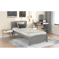 Espresso Wood Platform Bed With Headboard And Footboard, Durable Slat Support For Ultimate Comfort