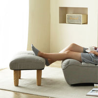 Adjustable Pedals & Stools for Sofa and Chair, Versatile Lounge and Leisure Chair Combos, Free-Style Seating Solutions