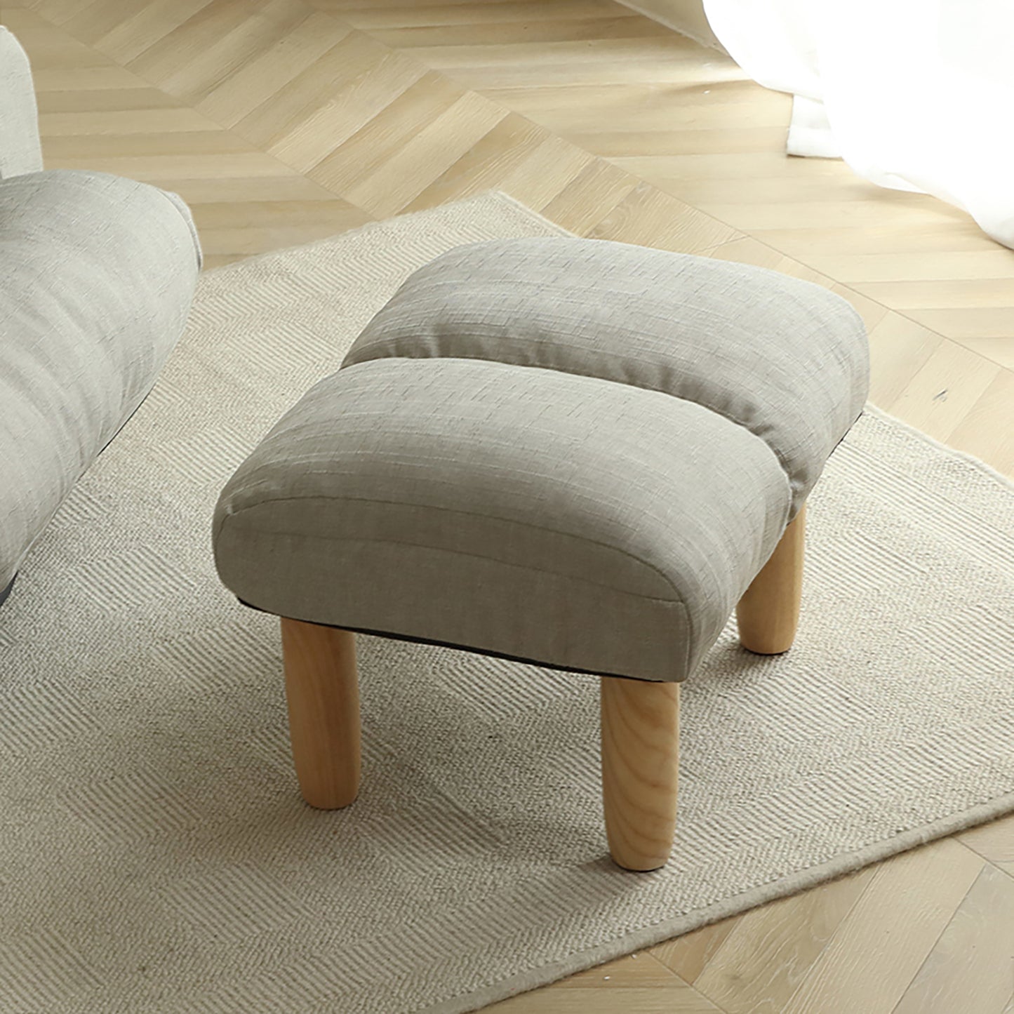 Adjustable Pedals & Stools for Sofa and Chair, Versatile Lounge and Leisure Chair Combos, Free-Style Seating Solutions