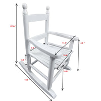 Sturdy Children's Rocking Chair - Great Addition To Any Room, Indoor Or Outdoor