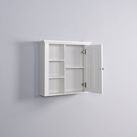 20.86x5.71x20 Inch Bathroom Wooden Wall Cabinet with Door - Stylish Storage Solution for Smaller Spaces