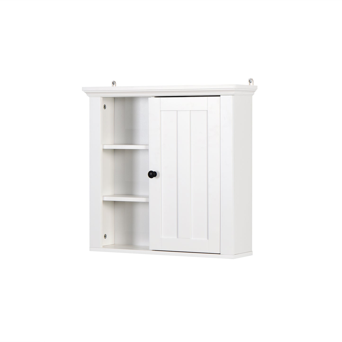 20.86x5.71x20 Inch Bathroom Wooden Wall Cabinet with Door - Stylish Storage Solution for Smaller Spaces