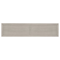 Console Table with Storage Drawers and Bottom Shelf for Entryway or Hallway - Gray Wash Finish