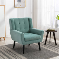 Soft Velvet Ergonomic Accent Chair for Living Room & Bedroom, Stylish Indoor Seating with Black Legs, Modern Home Furniture