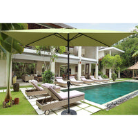 6x9ft Waterproof Patio Umbrella with Crank & Push Button Tilt - Perfect for Garden, Backyard & Poolside