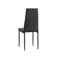 Dining Chair Set of 6 – Modern Upholstered Kitchen Chairs with Sturdy Wood Legs, Perfect for Dining Room or Cafe