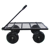 Durable Garden Wagon Cart - Heavy-Duty Transport Truck for Firewood, Supplies, and Outdoor Use - Easy Maneuverability & Versatile Design