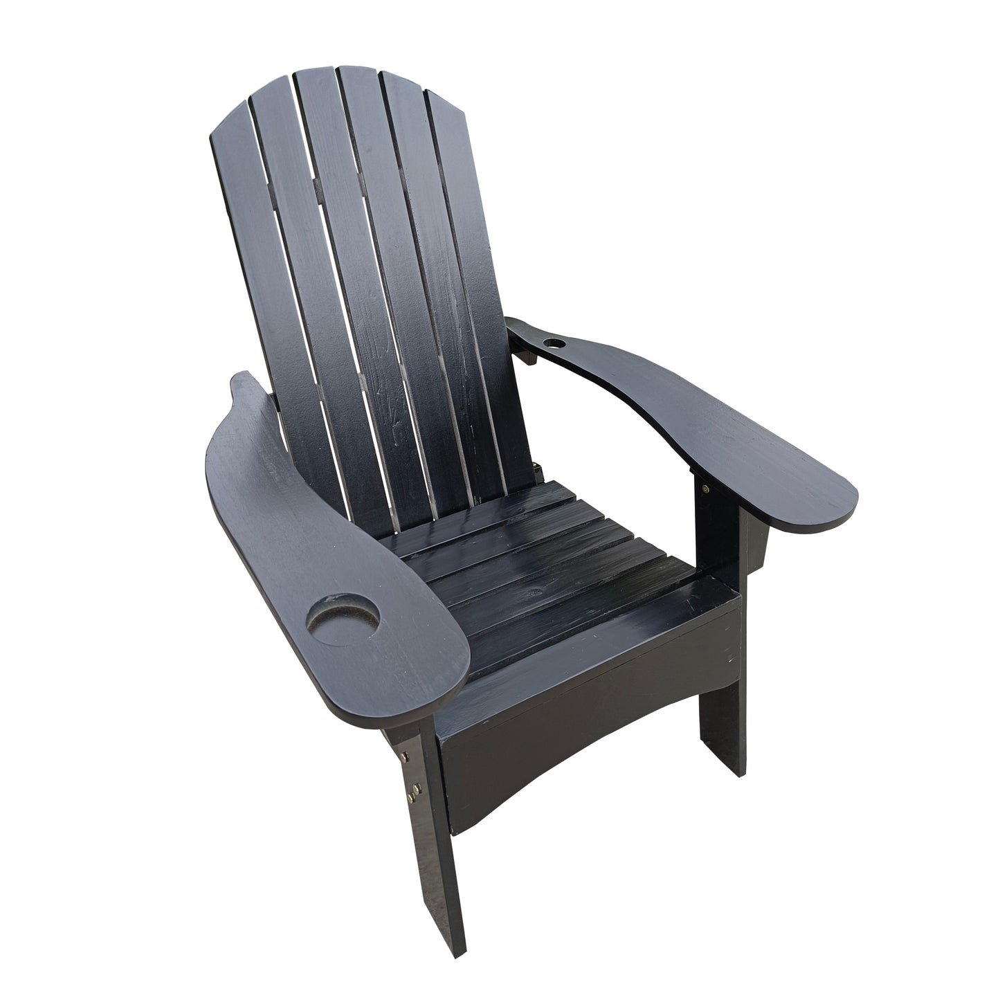 Wood Adirondack Chair With Umbrella Hole: Perfect For Outdoor And Indoor Use