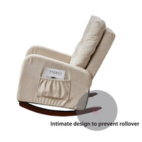 Single Reclining Sofa Chair - Japanese Lazy Tatami Style Adjustable Sofa for Balcony and Living Room, Comfort Seating