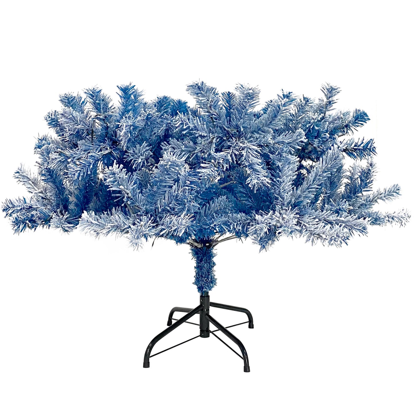 6FT Pre-Lit Snow Flocked Artificial Christmas Tree - Holiday Xmas Tree with 750 Branch Tips for Festive Decor