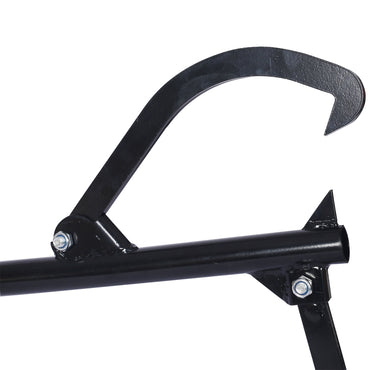 Heavy-Duty 48 Metal Log Lifter - Triple Thick Timber Jack for Easy Log Handling & Lifting