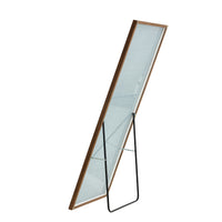 Solid Wood Frame Full-Length Mirror - 63x19 Decorative Floor & Wall Mounted Dressing Mirror for Bedroom, Home, Porch, or Clothing Store