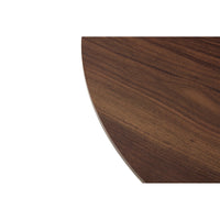 Round Nature Wood 80cm Dining Table - Modern Tulip Style, Perfect for Small Spaces, 1pc per Carton