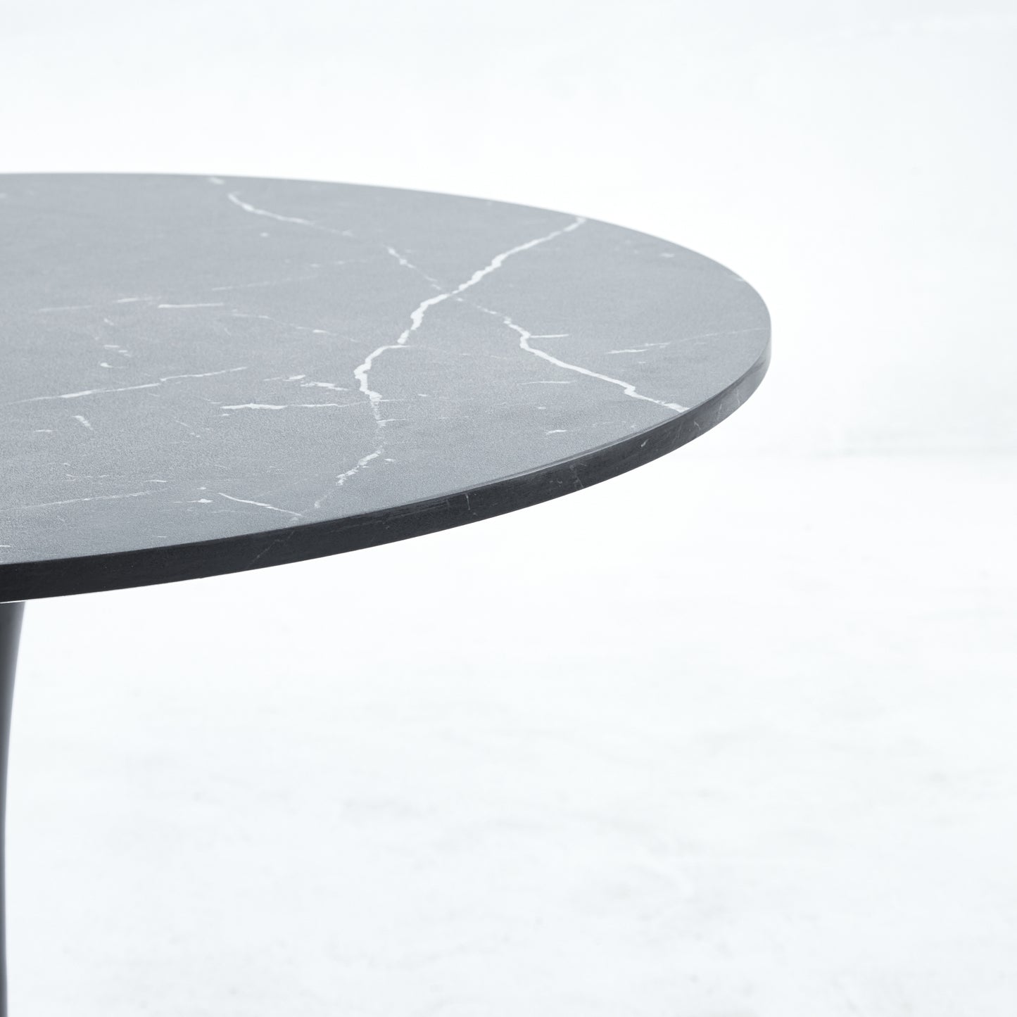 Elegant Black Marble Top Dining Table | Modern MDF Kitchen Table | Versatile Executive Desk Furniture