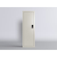 Wall Safe for Home, Quick Access Rifle Safe Between Studs, Removable Shelf, Digital Keypad, Secure Cabinet  (White)