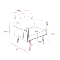 OFF WHITE  velvet armchair with metal  legs