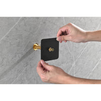3/4 Cast Metal Volume Control Valve for Master Shower, Adjustable Brass Handle, 3-Piece Valve Body