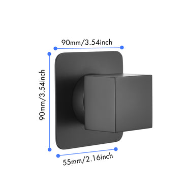 3/4 Cast Metal Volume Control Valve for Master Shower, Adjustable Brass Handle, 3-Piece Valve Body