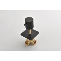 High Flow 3/4 Cast Metal Volume Control Valve - Adjustable Brass Handle for Master Shower - 1 Piece
