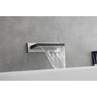 Wall Mount Waterfall Tub Faucet, High Flow Shower Spout for Bathroom Sink, Versatile Cascade Waterfall Design