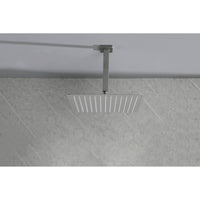 High Pressure Rain Shower Head - Ultra-Thin 304 Stainless Steel Waterfall Shower with Self-Cleaning Nozzles for Full Body Coverage