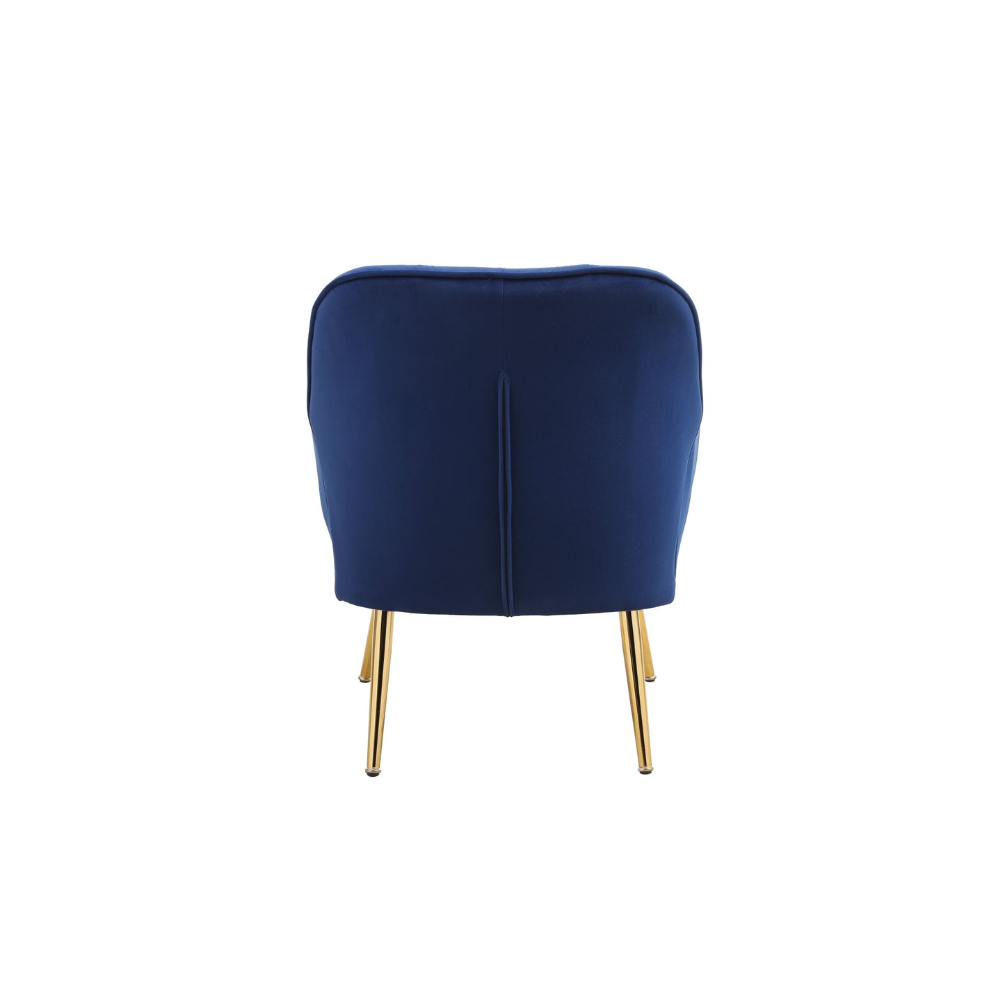 Modern Mid Century Velvet Sherpa Armchair for Living Room, Bedroom, Office - Easy Assembly, Navy