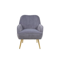 Modern Mid Century Velvet Sherpa Armchair for Living Room, Bedroom, Office - Easy Assembly & Stylish Comfort