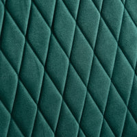 Elegant Green High-Back Velvet Accent Chair with Padded Comfort and Wooden Legs for Living Room or Bedroom