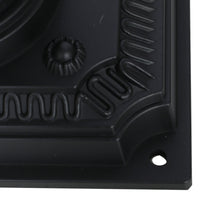 Cast Aluminum Black Postal Box - Durable Mailbox for Home or Office - Weather-Resistant and Secure Design