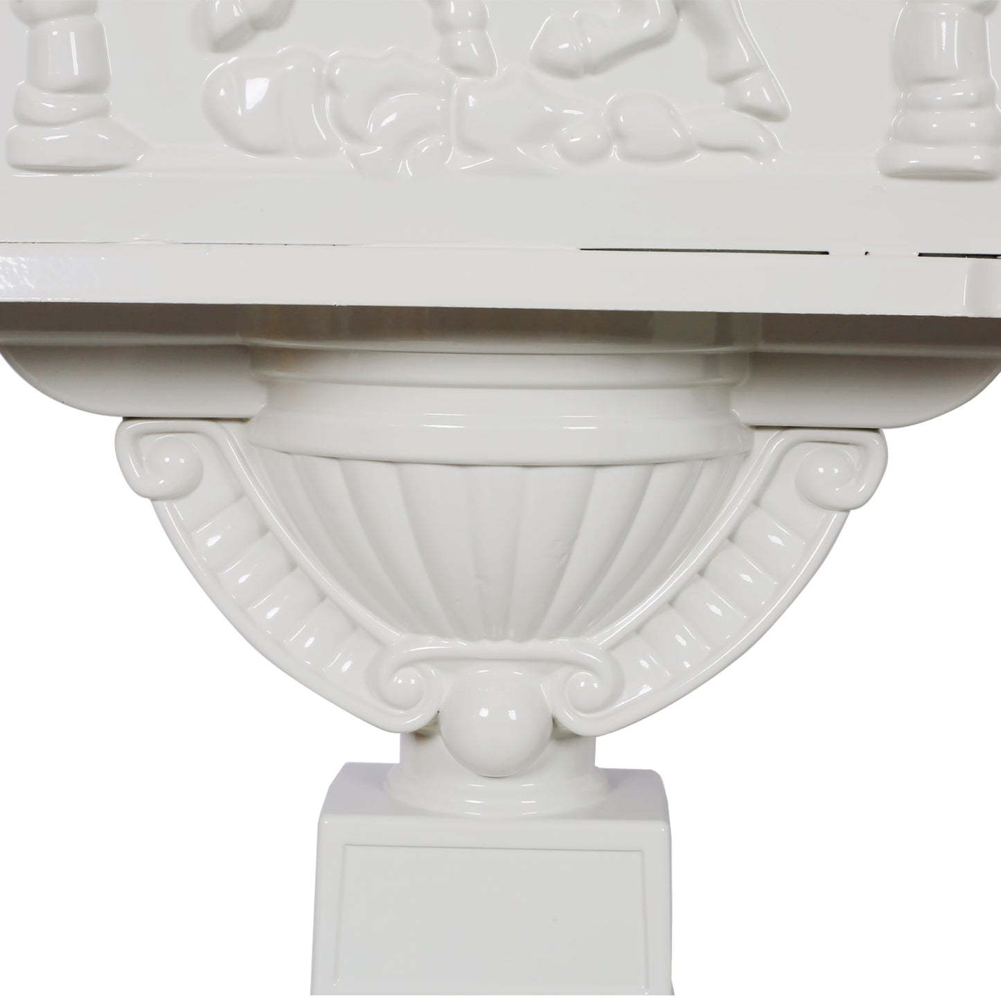 Cast Aluminum White Mailbox - Durable Postal Box for Outdoor Use, Weather-Resistant Design, Ideal for Home or Office