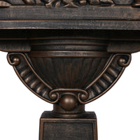 Cast Aluminum Postal Box, Durable Bronze Mailbox for Home & Office, Secure Outdoor Mail Storage, Rustic Design