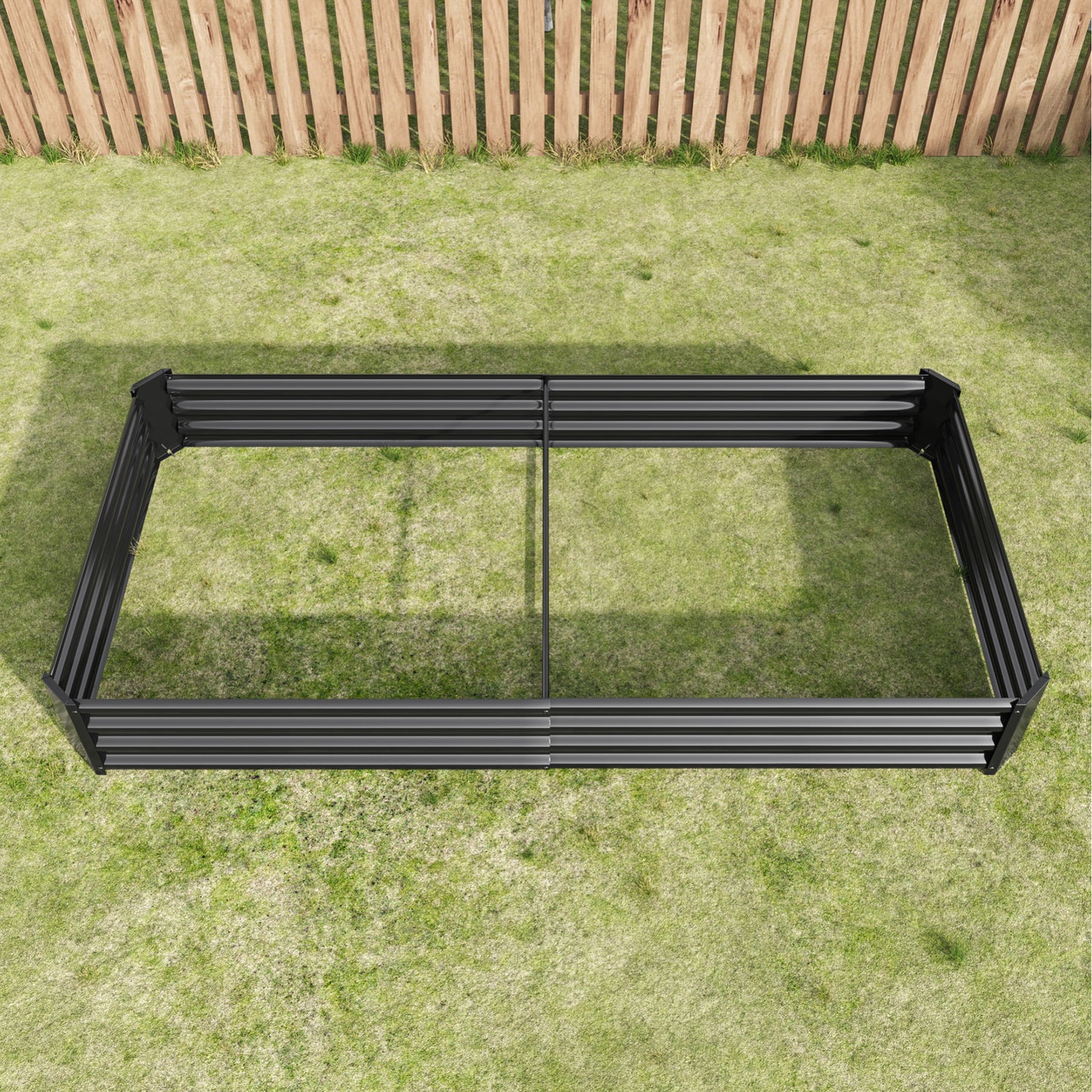 Large Raised Garden Bed Kit - Metal Raised Bed Garden For Flower Planters, Vegetables Herb