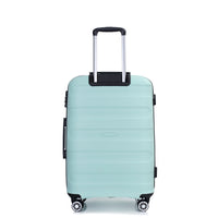 Light Green Hardshell Suitcase Set - 3-Piece Lightweight Durable Luggage with Spinner Wheels & TSA Lock (20/24/28)