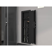 Wall Safe for Home - Quick-Access Rifle Safe Between Studs with Removable Shelf & Digital Keypad - Secure Storage Solution